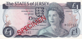 Jersey, 1 Pound, 1978, UNC, p11as, SPECIMEN
UNC
Queen Elizabeth II PortraitCollector Series
Estimate: USD 20 - 40