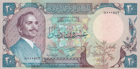 Jordan, 20 Dinars, 1977, UNC, p22a
UNC
Low Serial Number
Estimate: USD 75 - 150