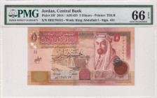 Jordan, 5 Dinars, 2014, UNC, p35f
UNC
PMG 66 EPQ
Estimate: USD 30 - 60