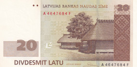 Latvia, 20 Latu, 2007, AUNC, p55a
AUNC
Estimate: USD 40 - 80