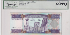 Lebanon, 10.000 Livres, 1993, UNC, p70
UNC
LCG 66 PPQ
Estimate: USD 20 - 40