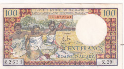 Madagascar, 100 Francs, 1966, UNC, p57a
UNC
Estimate: USD 50 - 100