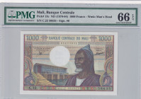 Mali, 1.000 Francs, 1970/1984, UNC, p13c
UNC
PMG 66 EPQ
Estimate: USD 150 - 300