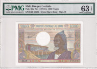 Mali, 1.000 Francs, 1970/1984, UNC, p13e
UNC
PMG 63 EPQ
Estimate: USD 125 - 250