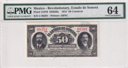 Mexico, 50 Centavos, 1915, UNC, pS1070
UNC
PMG 64
Estimate: USD 40 - 80