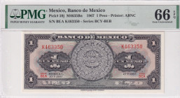 Mexico, 1 Peso, 1967, UNC, p59j
UNC
PMG 66 EPQ
Estimate: USD 35 - 70