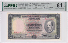 Mozambique, 50 Escudos, 1958, UNC, p106a
UNC
PMG 64 EPQ
Estimate: USD 150 - 300