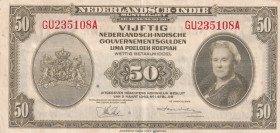 Netherlands Indies, 50 Gulden, 1943, XF, p116
XF
Estimate: USD 25 - 50