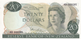 New Zealand, 20 Dollars, 1967/1981, UNC, p167d
UNC
Queen Elizabeth II Portrait
Estimate: USD 150 - 300