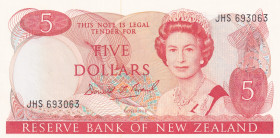 New Zealand, 5 Dollars, 1992, UNC, p171c
UNC
Queen Elizabeth II Portrait
Estimate: USD 30 - 60