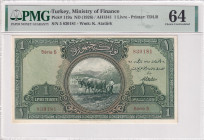 Turkey, 1 Livre, 1927, UNC, p119a, 1.Emission
UNC
PMG 63
Estimate: USD 4000 - 8000