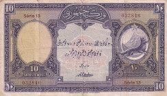 Turkey, 10 Livres, 1927, VF(-), p121, 1. Emission
VF(-)
Split, rips and stains
Estimate: USD 500 - 1000