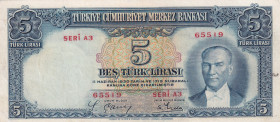 Turkey, 5 Lira, 1937, XF, p127, 2.Emission
XF
Estimate: USD 100 - 200