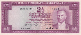 Turkey, 2 1/2 Lira, 1955, AUNC, p151, 5.Emission
AUNC
Estimate: USD 300 - 600