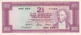 Turkey, 2 1/2 Lira, 1960, AUNC, p153, 5.Emission
AUNC
Estimate: USD 200 - 400