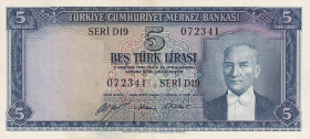 Turkey, 5 Lira, 1952, XF, p154, 5.Emission
XF
Estimate: USD 50 - 100