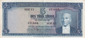 Turkey, 5 Lira, 1959, AUNC(-), p155, 5.Emission
AUNC(-)
Estimate: USD 75 - 150