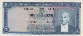 Turkey, 5 Lira, 1959, XF, p155, 5.Emission
XF
Split
Estimate: USD 60 - 120