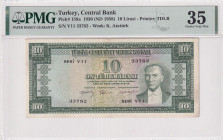 Turkey, 10 Lira, 1958, VF, p158a, 5.Emission
VF
PMG 35
Estimate: USD 100 - 200