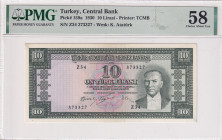 Turkey, 10 Lira, 1960, AUNC, p159, 5.Emission
AUNC
PMG 58
Estimate: USD 150 - 300