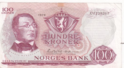 Norway, 100 Kroner, 1973, VF, p38g
VF
Stained
Estimate: USD 50 - 100