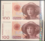 Norway, 100 Kroner, 2006, UNC, p49c, (Total 2 consecutive banknotes)
UNC
Estimate: USD 30 - 60