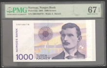 Norway, 1.000 Kroner, 2001, UNC, p52a
UNC
PMG 67 EPQHigh Condition
Estimate: USD 400 - 800