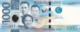 Philippines, 1.000 Piso, 2020, UNC, p228
UNC
Estimate: USD 30 - 60