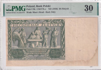 Poland, 50 Zlotych, 1936, VF, p78b
VF
PMG 30Back only
Estimate: USD 100 - 200