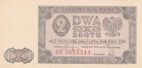 Poland, 2 Zlote, 1948, UNC, p134
UNC
Estimate: USD 30 - 60