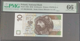 Poland, 10 Zlotych, 2016, UNC, p183b
UNC
PMG 66 EPQ
Estimate: USD 25 - 50