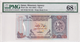 Qatar, 1 Riyal, 1985, UNC, p13b
UNC
PMG 68 EPQHigh Condition
Estimate: USD 125 - 250