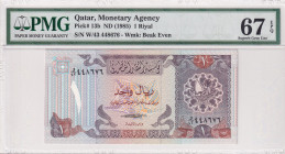 Qatar, 1 Riyal, 1985, UNC, p13b
UNC
PMG 67 EPQHigh Condition
Estimate: USD 60 - 120