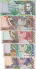 Saint Thomas & Prince, 5.000-10.000-20.000-50.000-100.000 Dobras, 1996/2013, UNC, (Total 5 banknotes)
UNC
Estimate: USD 20 - 40