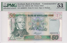 Scotland, 50 Pounds, 2003, AUNC, p122c
AUNC
PMG 53Queen Elizabeth II Portrait, Commemorative Banknote
Estimate: USD 200 - 400