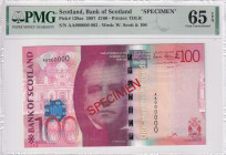 Scotland, 100 Pounds, 2007, UNC, p128as
UNC
PMG 65 EPQ
Estimate: USD 400 - 800