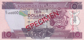 Solomon Islands, 10 Dollars, 1996, UNC, p20s, SPECIMEN
UNC
Estimate: USD 20 - 40