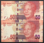 South Africa, 50 Rand, 2013/2016, UNC, p140b, (Total 2 banknotes)
UNC
Estimate: USD 20 - 40
