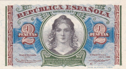 Spain, 2 Pesetas, 1938, UNC, p95
UNC
Estimate: USD 20 - 40