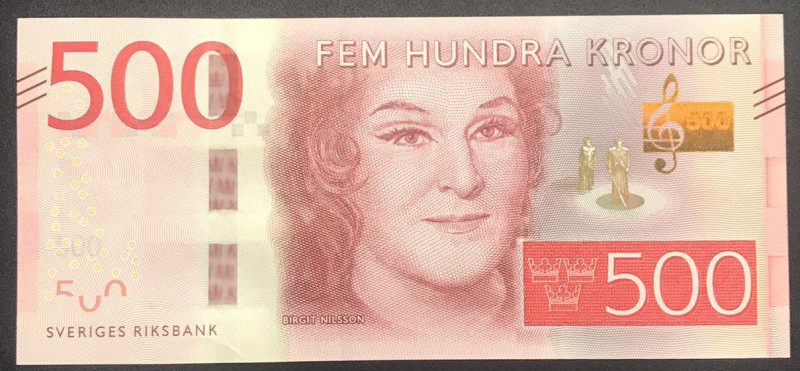 Sweden, 500 Kronor, 2016, UNC, p73
UNC
Estimate: USD 150 - 300