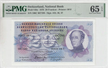 Switzerland, 20 Franken, 1976, UNC, p46w
UNC
PMG 65 EPQ
Estimate: USD 100 - 200