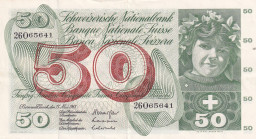 Switzerland, 50 Franken, 1968, XF, p48h
XF
Light stained
Estimate: USD 30 - 60