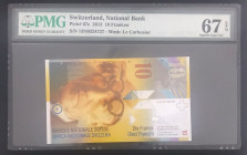 Switzerland, 10 Franken, 2013, UNC, p67e
UNC
PMG 67 EPQHigh Condition
Estimate: USD 40 - 80