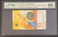 Switzerland, 10 Franken, 2017, UNC, p75c
UNC
PMG 66 EPQ
Estimate: USD 40 - 80