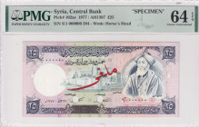 Syria, 25 Pounds, 1977, UNC, p102as, SPECIMEN
UNC
PMG 64 EPQ
Estimate: USD 700 - 1400