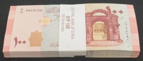 Syria, 100 Pounds, 2019, UNC, p113, BUNDLE
UNC
(Total 100 Banknotes)
Estimate: USD 30 - 60