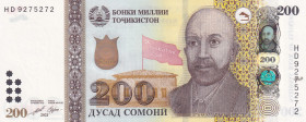 Tajikistan, 200 Somoni, 2021, UNC, p21
UNC
Estimate: USD 35 - 70