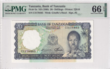 Tanzania, 20 Shillings, 1966, UNC, p3e
UNC
PMG 66 EPQ
Estimate: USD 40 - 80