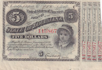 United States of America, 5 Dollars, 1886, UNC(-), 
UNC(-)
Louisiana
Estimate: USD 30 - 60