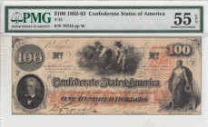 United States of America, 100 Dollars, 1862/1863, AUNC, 
AUNC
PMG 55 EPQConfederate States of America
Estimate: USD 250 - 500